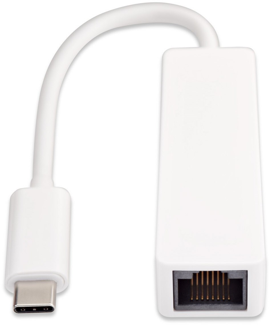 USB Type-C > Ethernet Adapter weiß