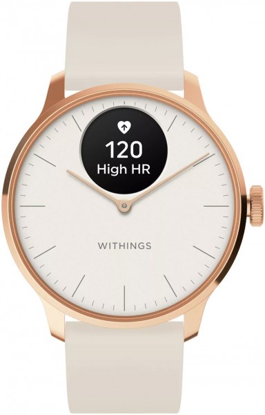 ScanWatch Light (37mm) Smartwatch rosegold/weiß