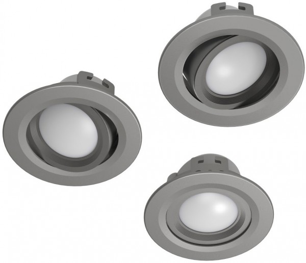 WLAN LED-Einbauspot 5W 3St.