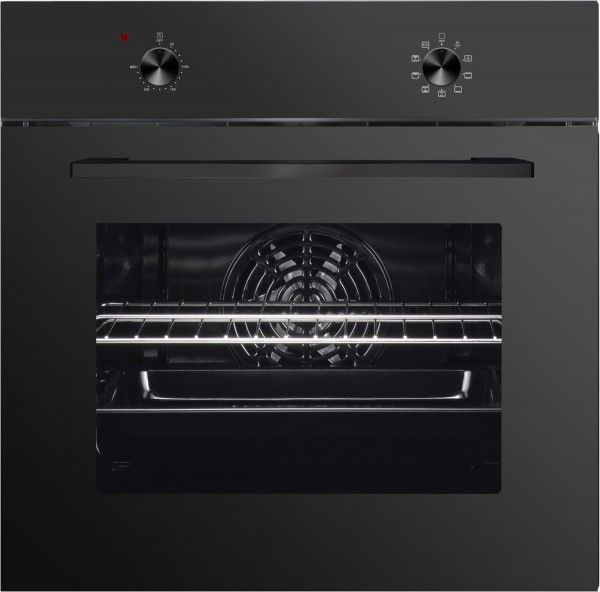 EB7B Einbaubackofen schwarz, 64 l, 59,5 cm breit, A