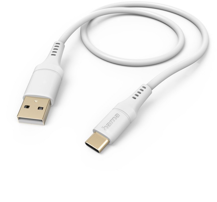 Ladekabel Flexible (1,5m) USB-A>USB-C weiß