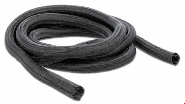 Geflechtschlauch 9mm (2m) selbstschließend schwarz