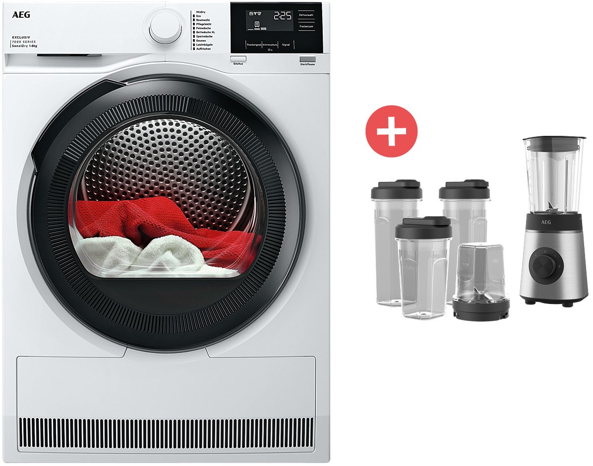 Image of Lavatherm TR7T60689 Wärmepumpentrockner + Dein Geschenk: AEG CB4-1-6ST Smoothie Maker