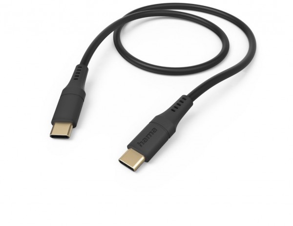 Ladekabel Flexible (1,5m) USB-C>USB-C schwarz