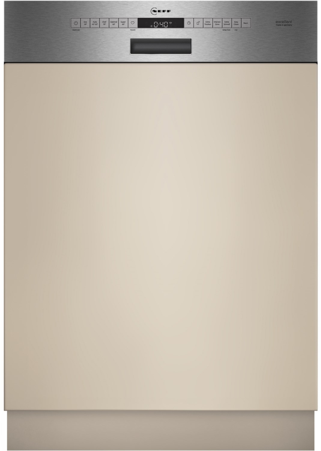 Image of S145EBS01D Teilintegrierter Einbau-Geschirrspüler 60 cm edelstahl / C