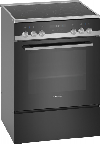 HK9S5A240 Elektroherd mit Glaskeramikfeld schwarz, 66 l, Pizza-Stufe, schnelles Vorheizen, Rückwand katalytisch beschichtet, 60 cm breit, A, iQ500