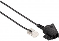 DSL-Box Kabel TAE F - Mod 8p2c (6,0 Telefonkabel schwarz