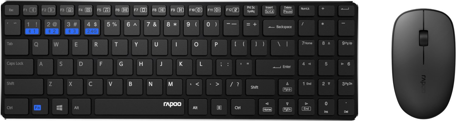 9300M Kabelloses Tastatur-Set schwarz