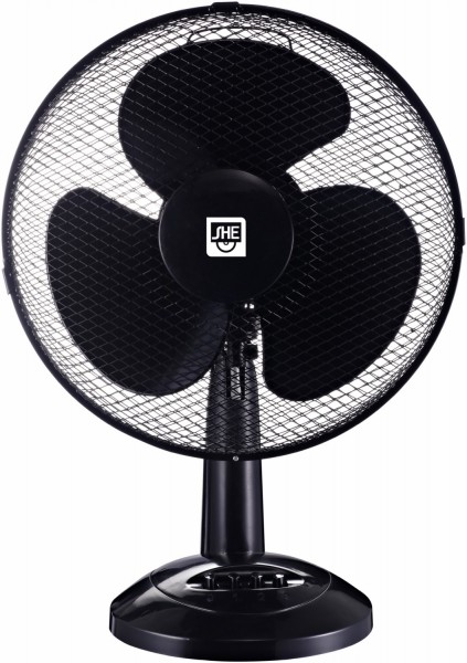SHE30TI2002 Tischventilator schwarz