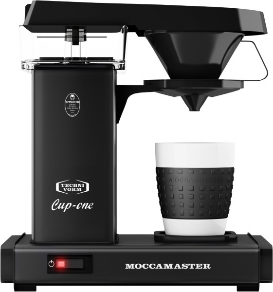 Cup-one 1 Tassen Filter-Kaffeemaschine mattschwarz