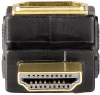 HDMI-Adapter Stecker - Kupplung 90° schwarz