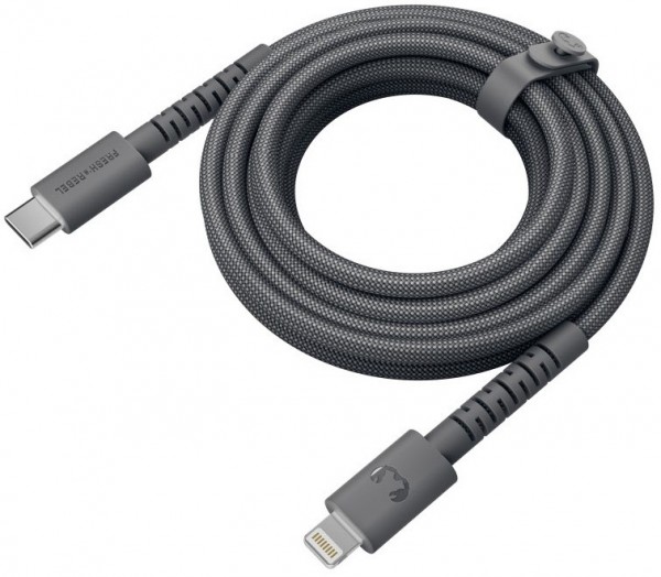 FlexWave USB-C>Lightning Kabel 0,7m storm grey