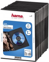 DVD Leerhülle Slim 25er schwarz