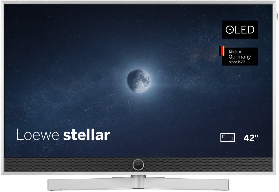 Loewe stellar. 42 dr+ - 42 Zoll 4K OLED TV (107 cm) (META-OLED, 144Hz, HDMI 2.1, Tizen OS, SSD-Speicher, Twin-Tuner, Dolby Atmos)