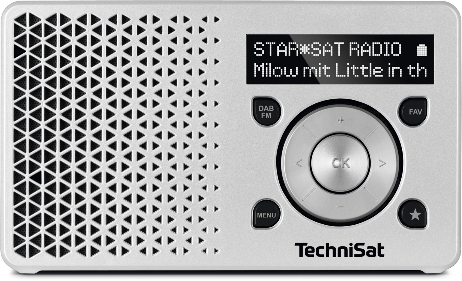 DigitRadio 1 Taschenradio silber