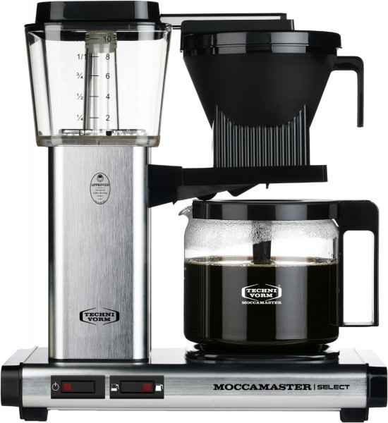 KBG Select Filter-Kaffeemaschine brushed