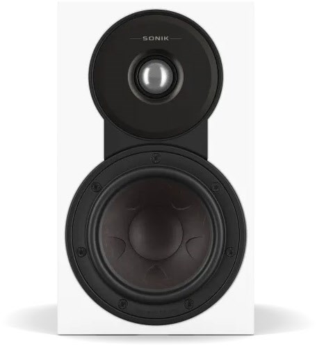 SONIK 1 /Stück Klein-/Regallautsprecher weiss