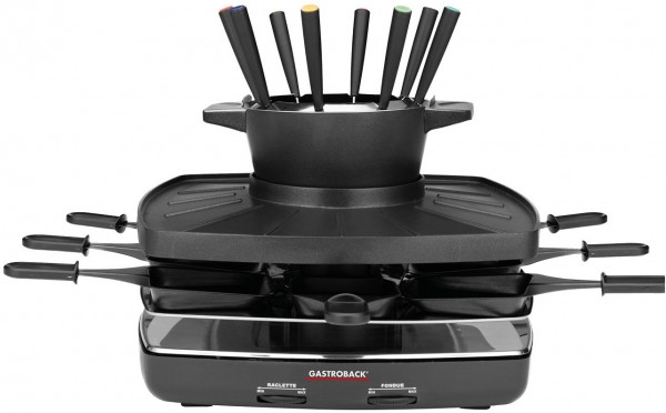Family &amp; Friends Raclette/Fondue Set 42567 schwarz