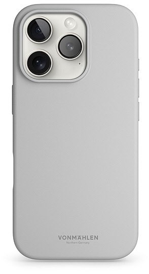 Soft Silicone Case für iPhone 16 Pro Max light gray