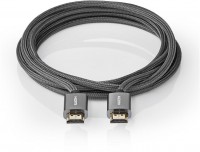 CVTB34000GY20 HDMI-Kabel High Speed mit Ethernet (2m) stahlgrau