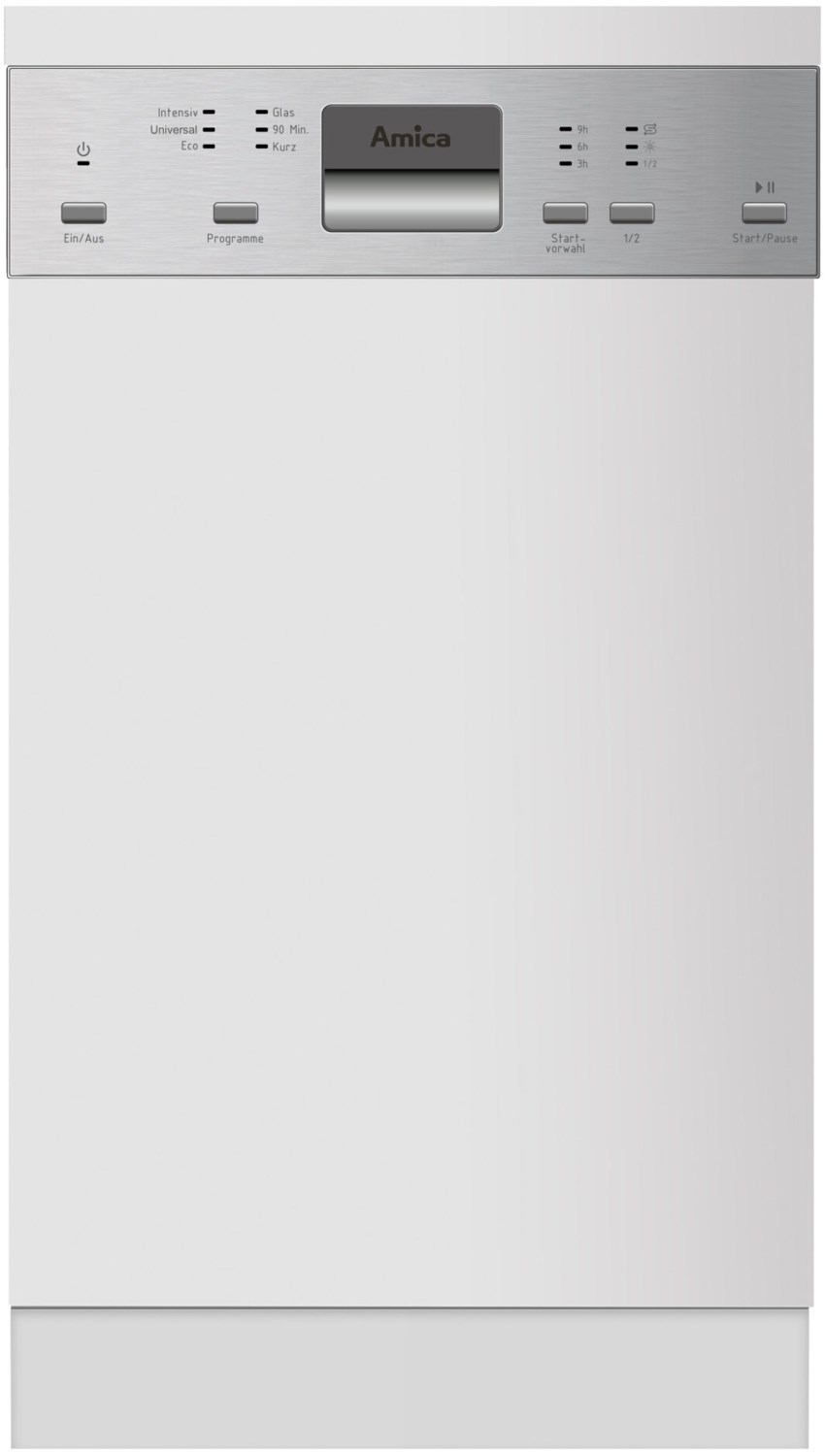 EGSP 574 100 E teilintegrierbarer 60 cm Geschirrspüler edelstahl