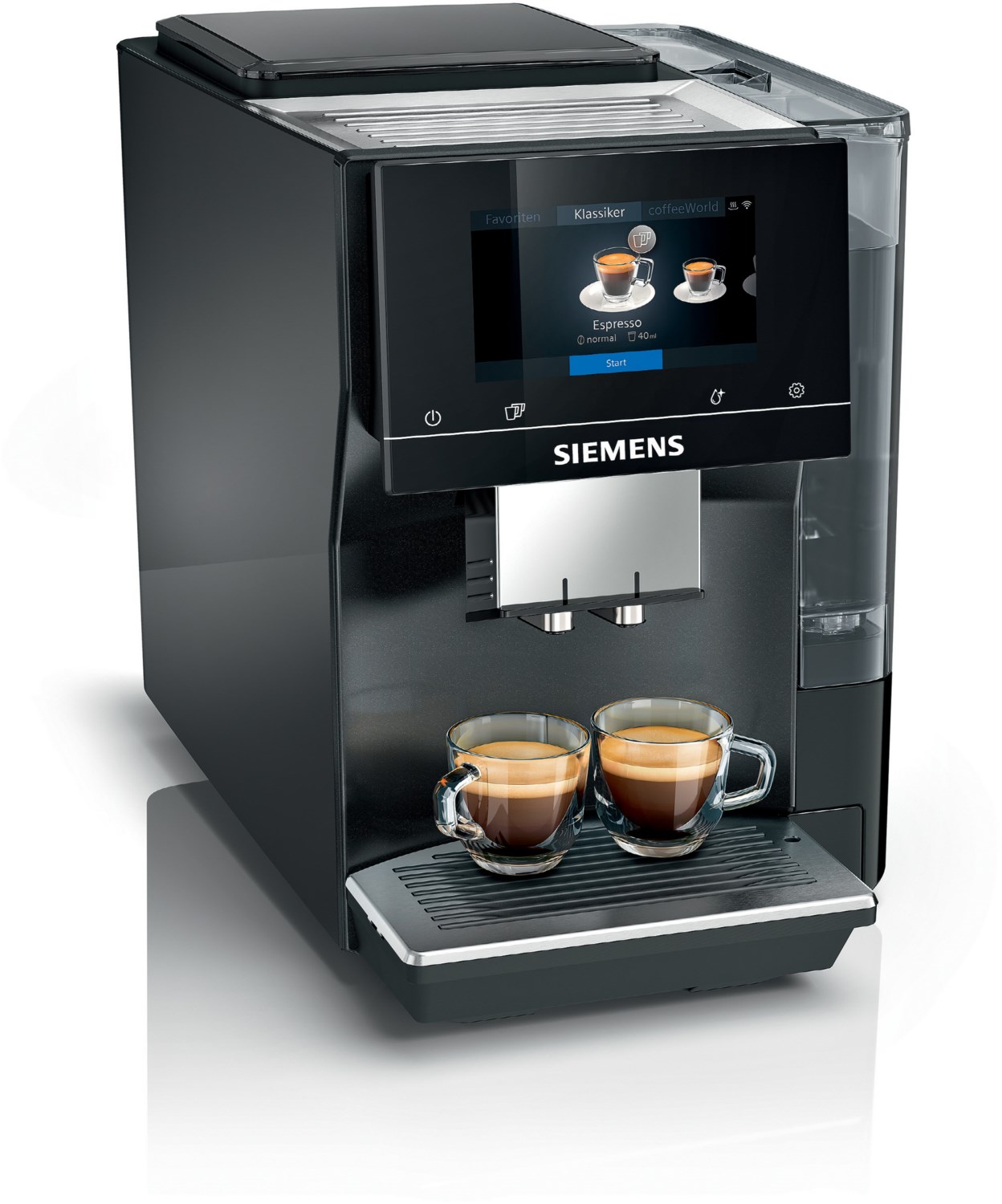TP717DF6 EQ700 classic Kaffee-Vollautomat silber, Keramik-Mahlwerk, 19 bar, 2,4 l, Apps ladbar