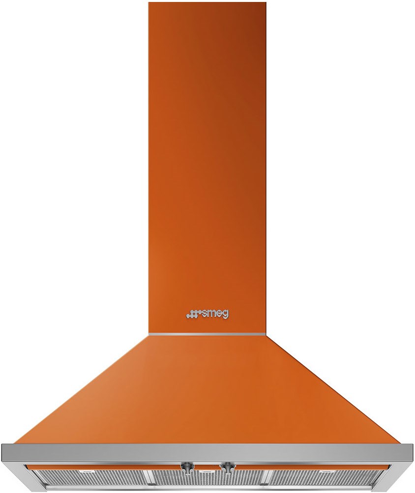KPF9OR Wand-Dekor-Dunstabzugshaube orange