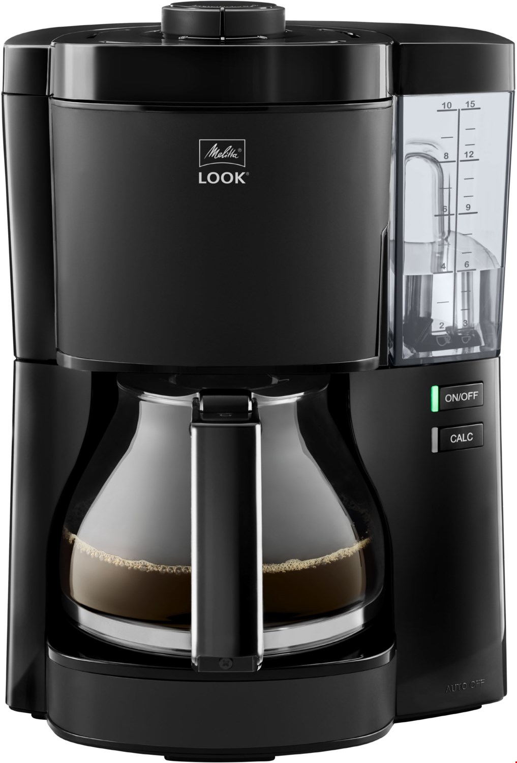 Look V Glas 1025-02 Filter-Kaffeemaschine schwarz