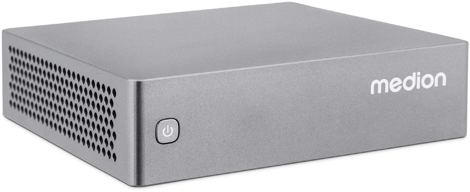 S06e (MD35355) Mini PC silber, Intel N100, 4 GB RAM, 128 GB SSD, Intel UHD Graphics, Windows 11, Wi-Fi 6 (802.11ax)