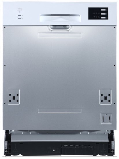 Image of GSP12-6TI-P Teilintegrierter Einbau-Geschirrspüler 60 cm silber
