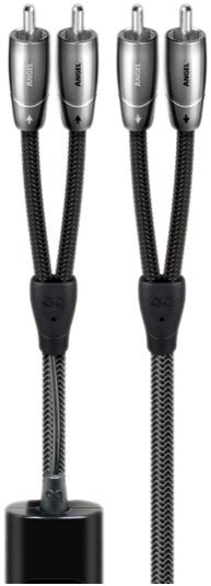 Angel RCA>RCA (0,6m) RCA-Kabel schwarz/silber