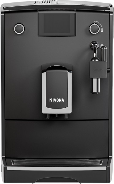 CafeRomatica NICR 550 Kaffee-Vollautomat matt schwarz/chrom, Stahl-Kegel-Mahlwerk, 15 bar, 2,2 l