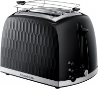 Honeycomb 2Schlitz Kompakt-Toaster schwarz