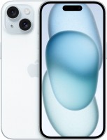 iPhone 15 (128GB) blau, 48 MP Kamera, 6,1 Zoll Display, 34 Std. Akku, 5G, iOS