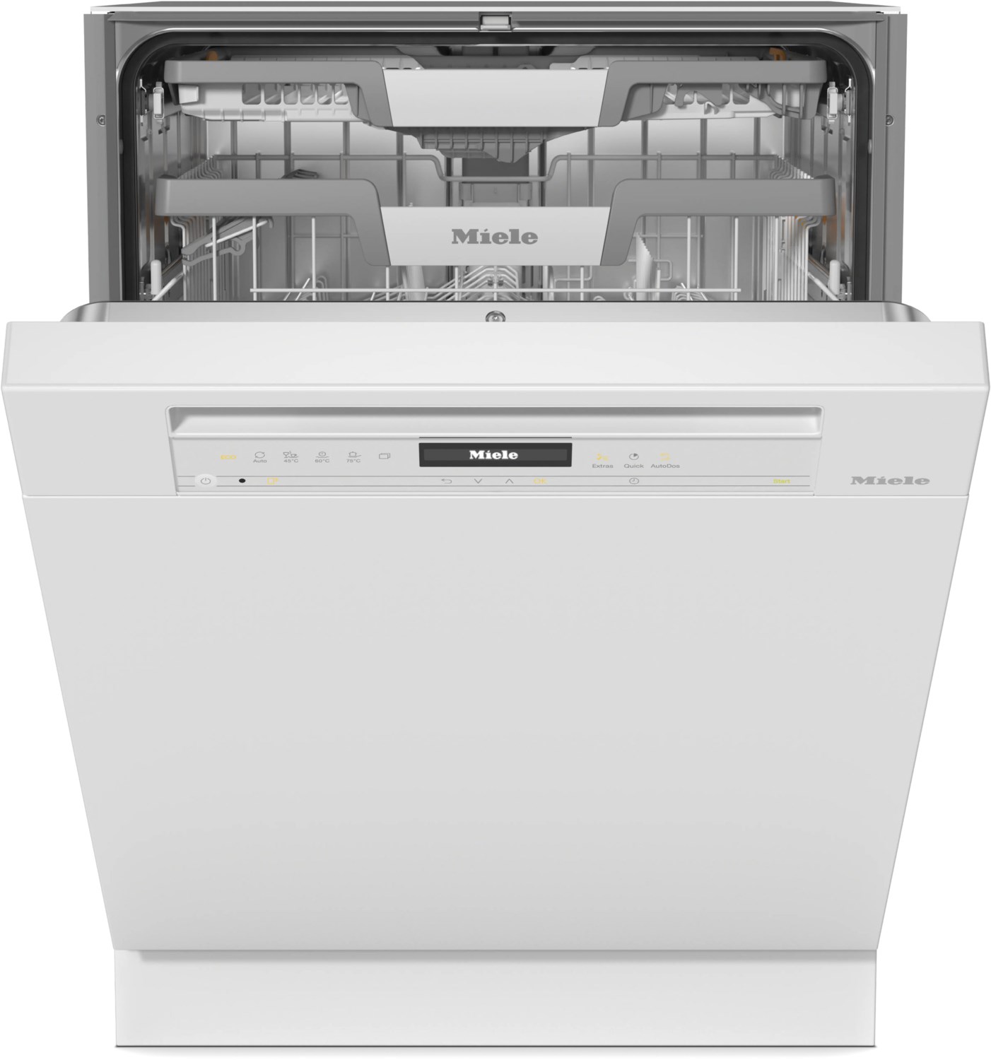 G 7600 SCi AutoDos Teilintegrierter Einbau-Geschirrspüler 60 cm brillantweiß / A