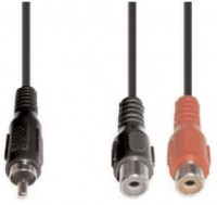 B 91 Adapterkabel (0,2m) Cinchkabel schwarz