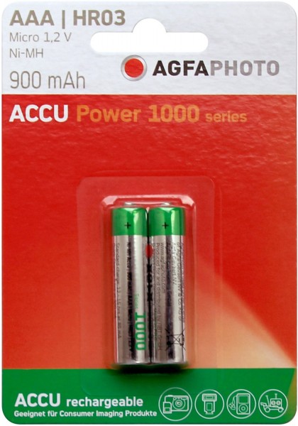 NiMh Accu Micro AAA 900 mAh Akku