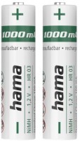 NiMH AAA Akku (1.000mAh) 2er