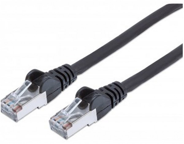 Patchkabel Cat6A CU S/FTP LSOH schwarz (10 m)