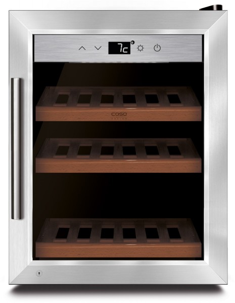 WineSafe 12 Classic Weintemperierschrank edelstahl
