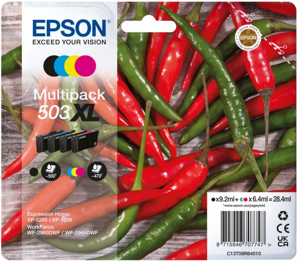 503XL Tinten-Multipack 4-farbig
