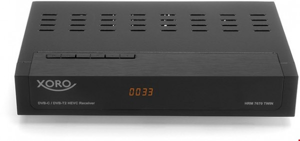 HRM 7670 TWIN DVB-T2/-C HDTV Kombireceiver schwarz