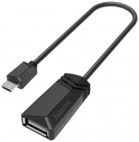 Micro-USB-OTG auf USB-A-Adapterkbl. schwarz