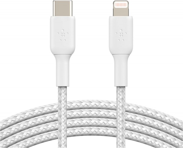BoostCharge Lightning > USB-C (2m) weiß