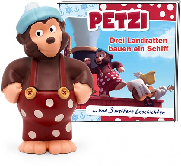 Tonies Hörfigur - Petzi Drei Landratten bauen ein Schiff