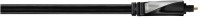Audio-Lichtleiter-Kabel ODT-Stecker schwarz