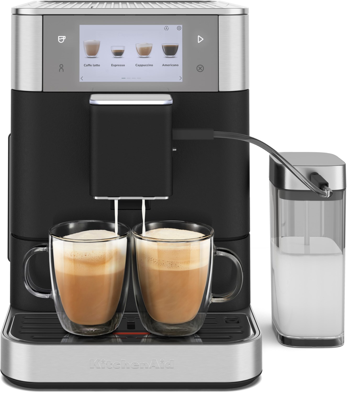 Image of 5KES8558EBK Kaffee-Vollautomat gusseisen schwarz, Milchbehälter, 15 bar, 2,2 l