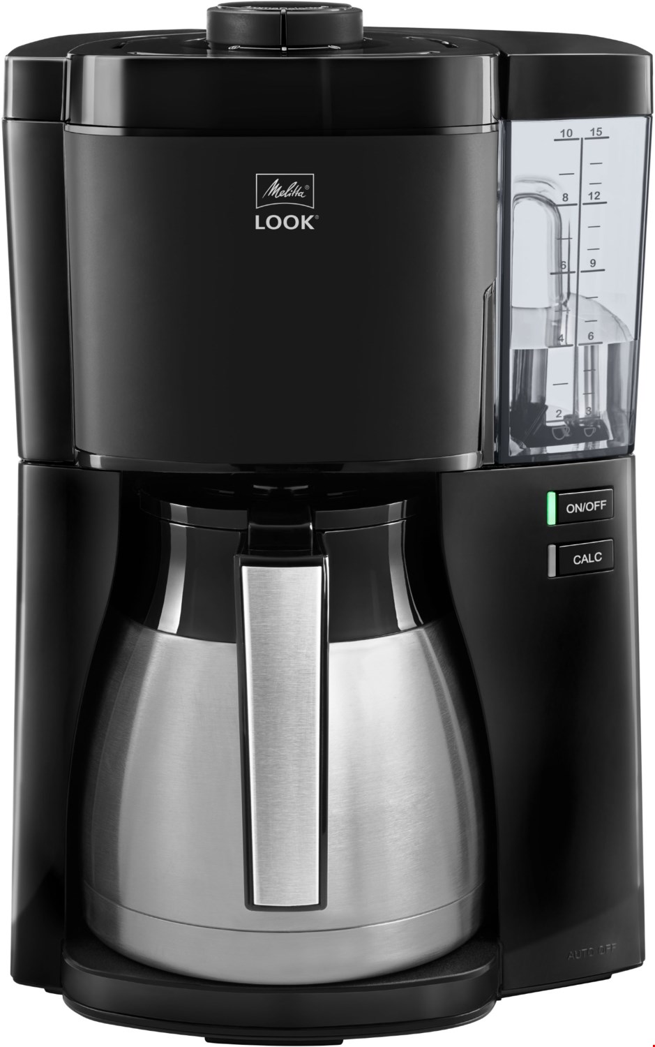 Look V Therm 1025-12 Filter-Kaffeemaschine mit Thermokanne schwarz