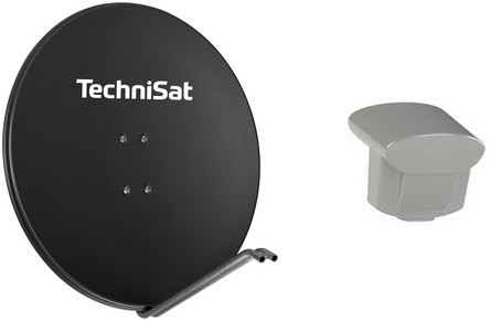 SATMAN 850 Satellitenantenne inkl. UNYSAT 24TN-LNB schiefergrau