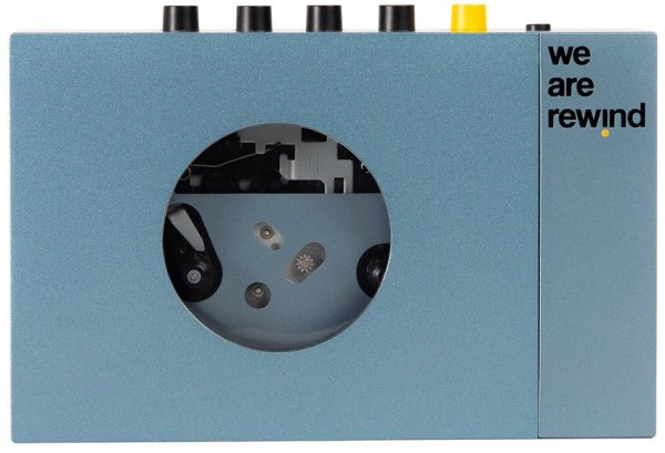 Kurt Kassettenspieler-/Rekorder mit Bluetooth blau